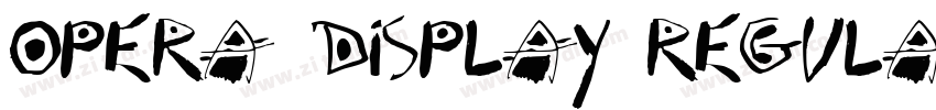 Opera Display Regula字体转换